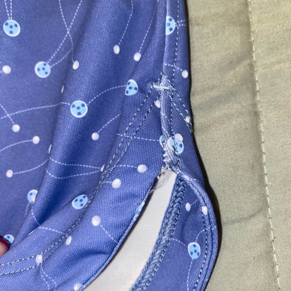 Peter Millar Women's Alice Short Putt Petal Hem Golf Skort - Storm size XS - Picture 4 of 9